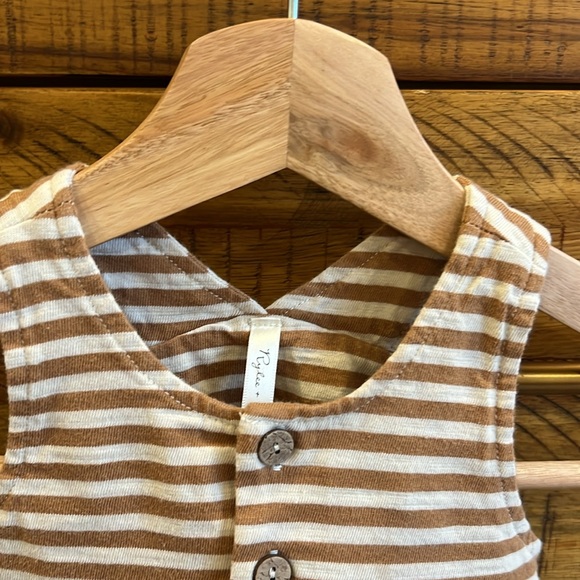 RYLEE + CRU Baby Ruby Swing Dress | Rust - Picture 3 of 4